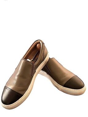 Greats Brooklyn Mocha and Black The Wooster Cap Toe Sneaker Size 10